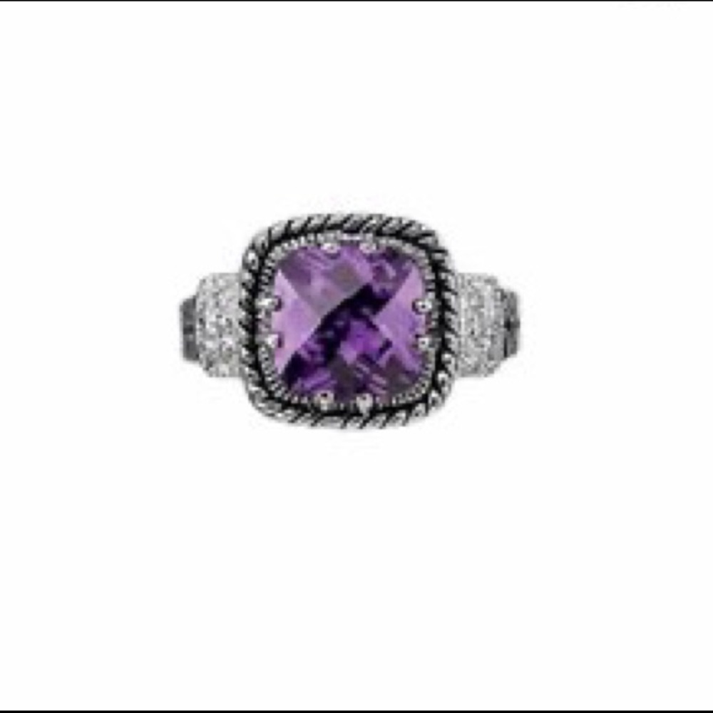 Lia Sophia Purple Gemstone Ring